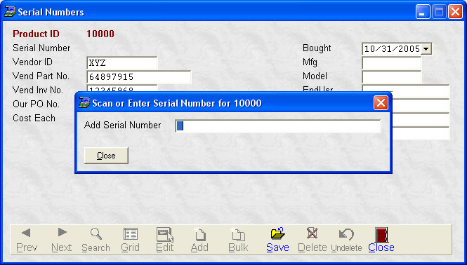 serial numbers search